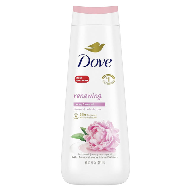 Dove Pampering Body Wash Renewing Peony and Rose Oil 20oz (2 Pack) - Personal Care > Bath & Washes Shower Gels