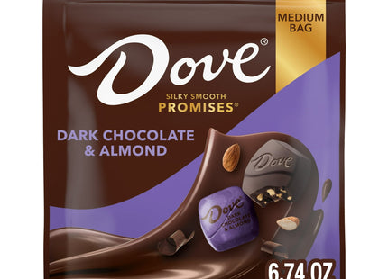 Dove Promises Dark Chocolate Almond Candy individually wrapped 6.74oz (12 Pack) - Food & Beverages > Sweets Assortments