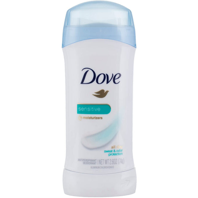 Dove Sensitive Antiperspirant & Deodorant Invisible Solid 2.6oz (12 Pack) - Personal Care > Bath Body Anti-Perspirant