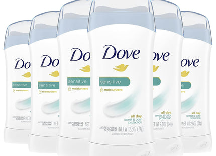 Dove Sensitive Antiperspirant & Deodorant Invisible Solid 2.6oz (6 Pack) - Personal Care > Bath Body Anti-Perspirant