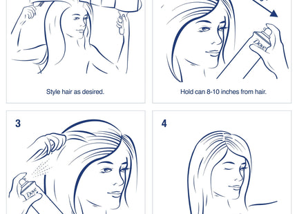 Dove Style + Care Strength & Shine Flexible Hold Hairspray Aerosol 7oz (9 Pack) - Personal Care > Hair Styling Products