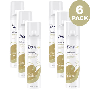 Dove Style + Care Strength & Shine Flexible Hold Hairspray Aerosol 7oz (6 Pack) - Personal Care > Hair Styling Products