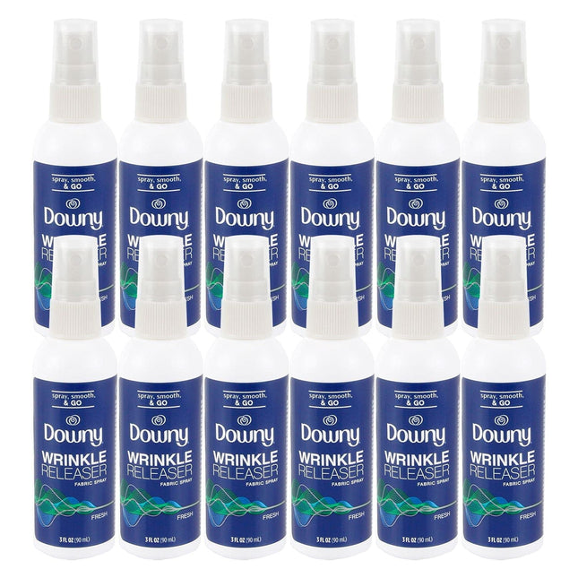 Downy Wrinkle Releaser & Refresher Fabric Spray Light Fresh Travel 3oz (12 Pack) - Household Supplies > Laundry