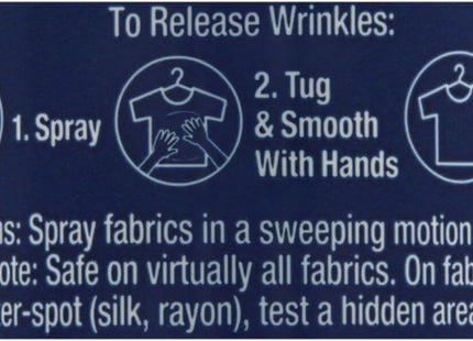 Downy Wrinkle Releaser & Refresher Fabric Spray Light Fresh Travel 3oz (6 Pack) - Household Supplies > Laundry