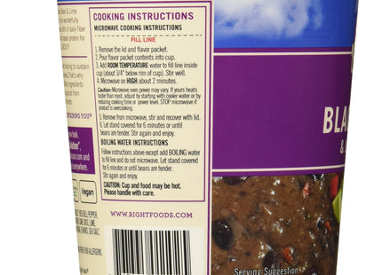 Dr. Mcdougalls Right Foods Vegan Black Bean And Lime Soup 3.4oz (2 Pack) - Food & Beverages > Prepared Ready Meals Soups