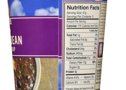 Dr. Mcdougalls Right Foods Vegan Black Bean And Lime Soup 3.4oz (2 Pack) - Food & Beverages > Prepared Ready Meals Soups