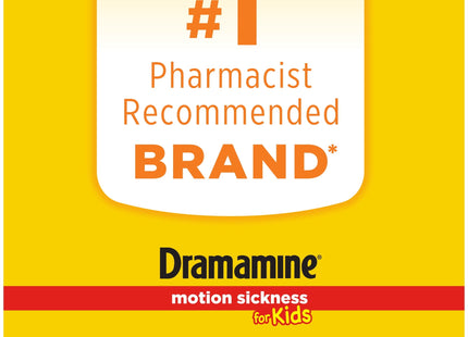 Dramamine Kids Chewable Motion Sickness Relief Tablets Grape 8ct - Health Care > Over-the-Counter Medication Digestion