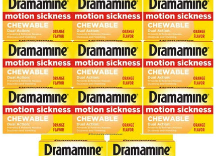 Dramamine Motion Sickness Relief Chewable Tablets Orange Flavored 8ct (3 Pack) - Health Care > Over-the-Counter