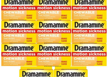 Dramamine Motion Sickness Relief Chewable Tablets Orange Flavored 8ct (24 Pack) - Health Care > Over-the-Counter