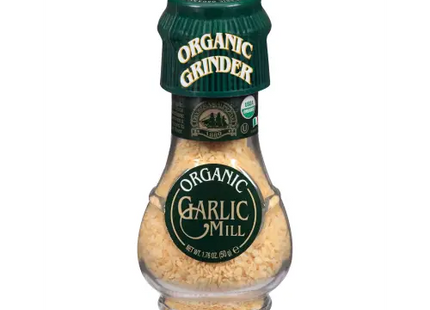 a close up of a bottle of garlic on a white background