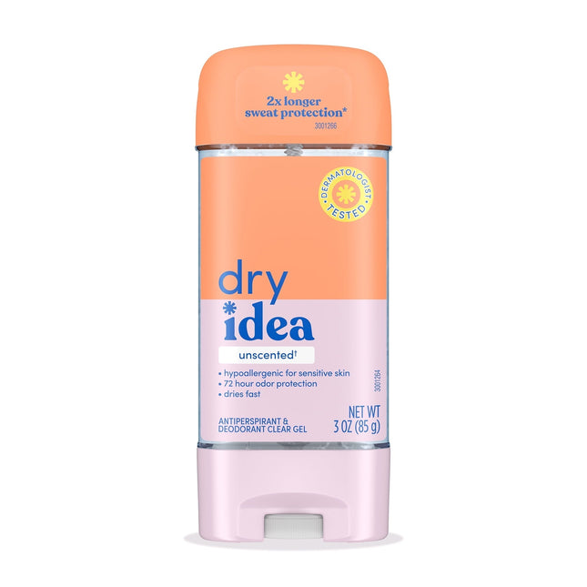 Dry Idea Advanced Antiperspirant Deodorant Clear Gel Unscented 3oz (7 Pack) - Personal Care > Bath & Body