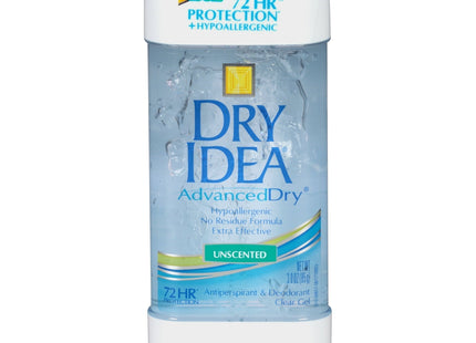 Dry Idea Advanced Antiperspirant Deodorant Clear Gel Unscented 3oz (10 Pack) - Personal Care > Bath & Body
