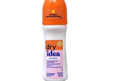 Dry Idea Advanced Antiperspirant Deodorant Roll On Unscented 3.25 FLoz (12 Pack) - Personal Care > Bath & Body