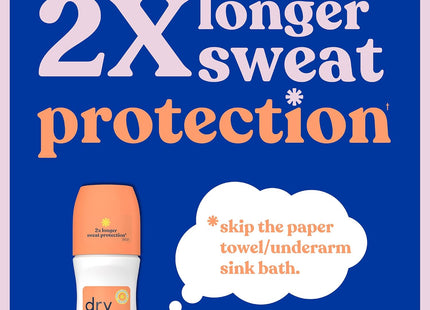 Dry Idea Advanced Antiperspirant Deodorant Roll On Unscented 3.25 FLoz (6 Pack) - Personal Care > Bath & Body