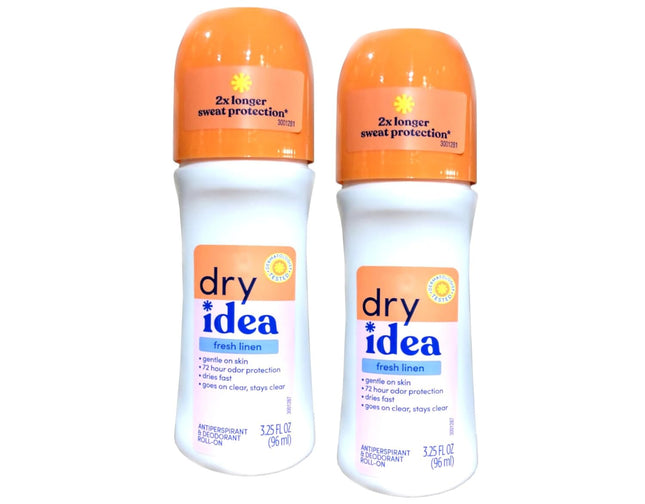 Dry Idea Anti-Perspirant Deodorant Roll On Powder Fresh 3.25oz (2 Pack) - Personal Care > Bath & Body