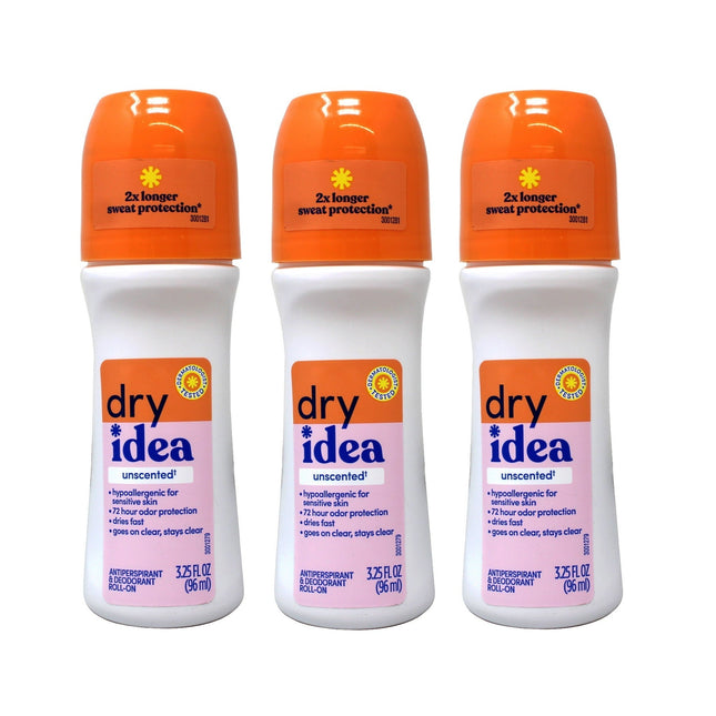 Dry Idea Anti-Perspirant Deodorant Roll On Powder Fresh 3.25oz (3 Pack) - Personal Care > Bath & Body