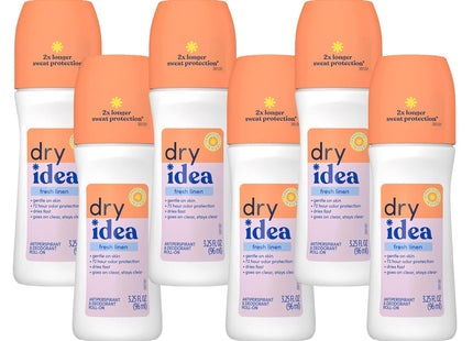 Dry Idea Anti-Perspirant Deodorant Roll On Powder Fresh 3.25oz (6 Pack) - Personal Care > Bath & Body