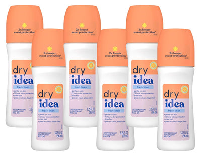 Dry Idea Anti-Perspirant Deodorant Roll On Powder Fresh 3.25oz (6 Pack) - Personal Care > Bath & Body