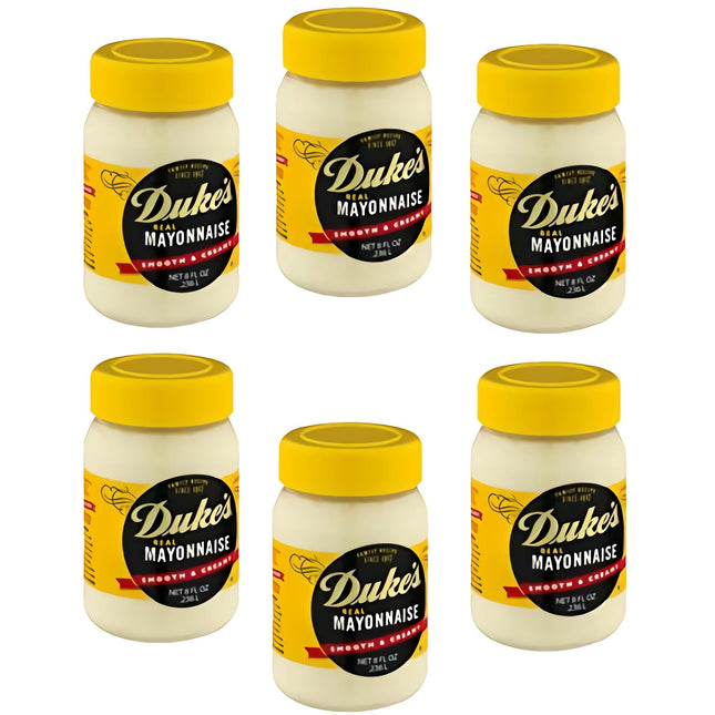 Duke’s Real Mayonnaise Family recipe Smooth & Creamy Gluten-free 8oz (6 Pack) - Food Beverages > Condiments Sauces