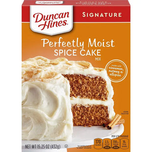 duncans perfect moist cake mix, pumpkin spice