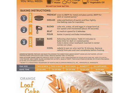Duncan Hines Signature Perfectly Moist Orange Supreme Cake Mix 15.25 oz (3 Pack) - Food & Beverages > Baking Desserts