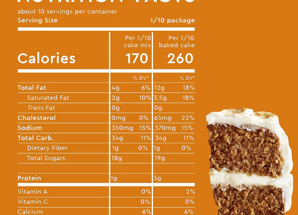 Duncan Hines Signature Perfectly Moist Orange Supreme Cake Mix 15.25 oz (12 Pack) - Food & Beverages > Baking Desserts