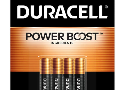 Duracell Copper Top AAA Alkaline Battery Duralock Power Preserve 4ct - Electronics Accessories > Batteries General