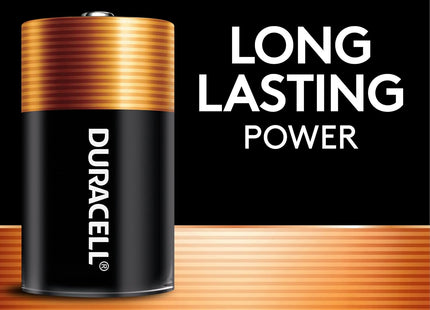 Duracell D Alkaline Copper Top Batteries Duralock Technology 1.5 V 2ct - Electronics Accessories > General Purpose