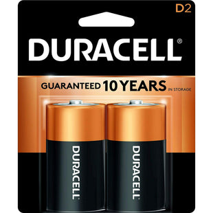 Duracell D Alkaline Copper Top Batteries Duralock Technology 1.5 V 2ct (5 Pack) - Electronics Accessories > General