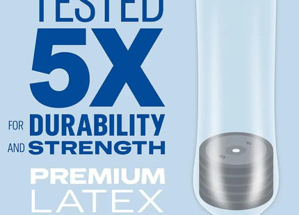 a test tube with the text test 5x and 5x for quality and strength