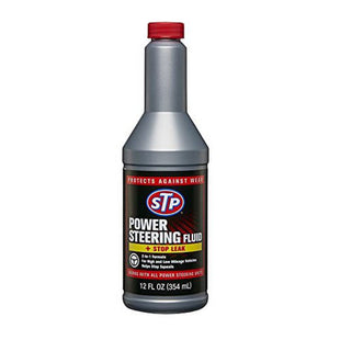 Armored AutoGroup High Mileage Power Steering Fluid and Stop Leak, 12 Ounce (Pack Of 4)