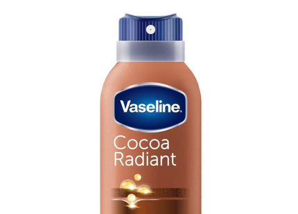 Vaseline Intensive Care Radiant Moisturizer Non Greasy Spray Body Lotion, Cocoa, 6.5 fl oz (Pack Of 8)