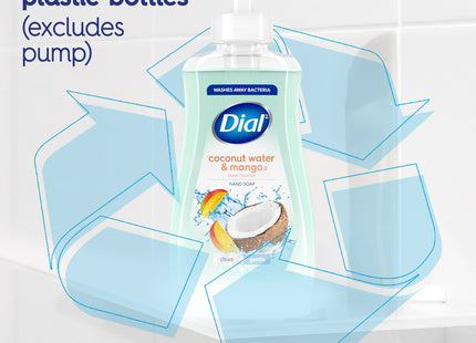 Dial Antimicrobial Liquid Hand Soap, Coconut Water & Mango, Pump Bottle, 7.5 fl Ounce (Pack Of 2)