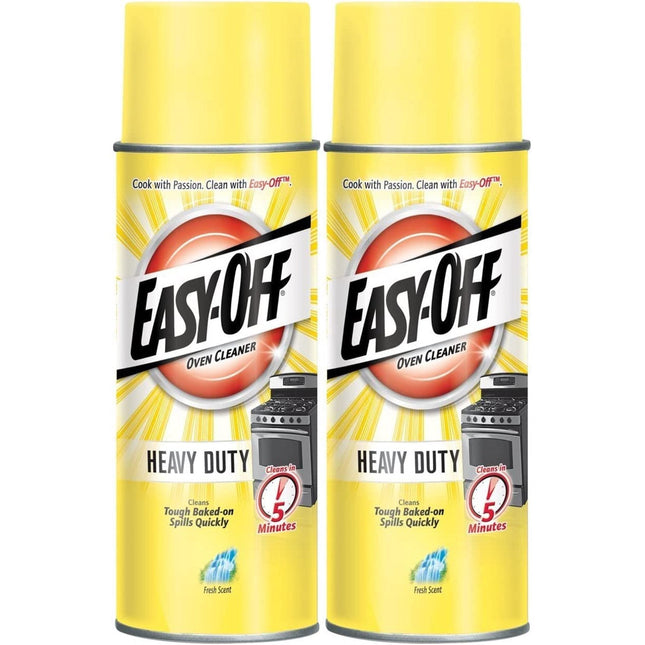 Easy-Off Heavy Duty Oven Cleaner Spray Regular Scent Aerosol 14.5oz (2 Pack) - Household Supplies > Cleaning Products