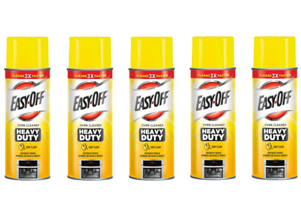 Easy-Off Heavy Duty Oven Cleaner Spray Regular Scent Aerosol 14.5oz (5 Pack) - Household Supplies > Cleaning Products