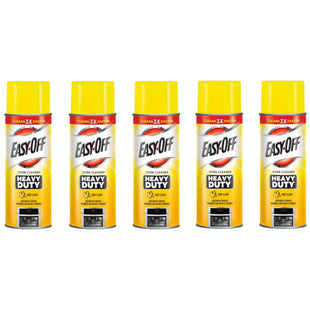 Easy-Off Heavy Duty Oven Cleaner Spray Regular Scent Aerosol 14.5oz (5 Pack) - Household Supplies > Cleaning Products