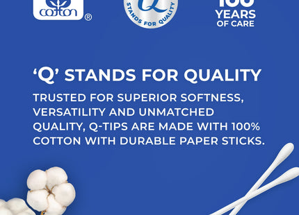 Q-Tips Flexible Cotton Swabs, For Home First Aid and Beauty, 100% Cotton, 170 Count (Pack Of 1)