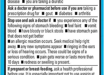 Ecotrin Low Strength Safety Coated Aspirin NSAID 81mg 365 Tablets - Health Care > Over-the-Counter Medication Pain &