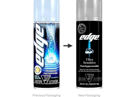 Edge for Men Ultra Sensitive Shave Gel with Oatmeal & Allantoin 7oz (2 Pack) - Personal Care > Shaving Grooming Creams