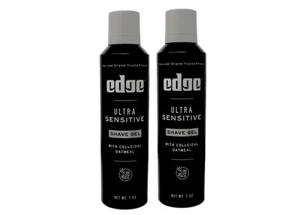 Edge for Men Ultra Sensitive Shave Gel with Oatmeal & Allantoin 7oz (2 Pack) - Personal Care > Shaving Grooming Creams