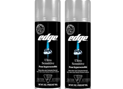 Edge for Men Ultra Sensitive Shave Gel with Oatmeal & Allantoin 7oz (2 Pack) - Personal Care > Shaving Grooming Creams