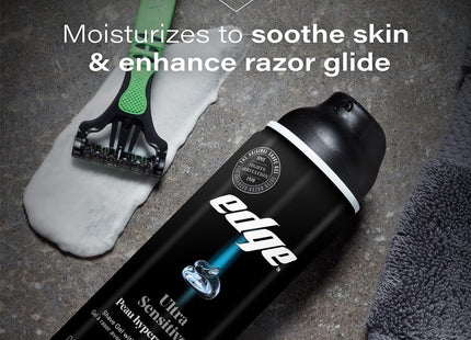 Edge for Men Ultra Sensitive Shave Gel with Oatmeal & Allantoin 7oz - Personal Care > Shaving Grooming Creams Foams Gels