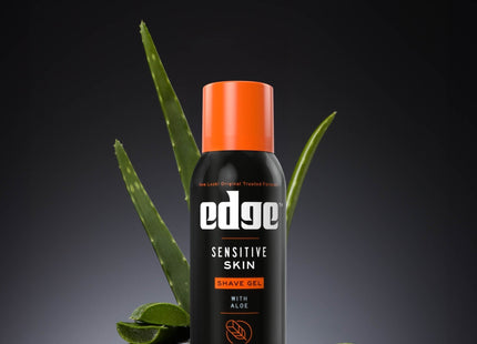 Edge Men’s Sensitive Skin Formula Shave Gel Soothing Aloe Trial 2.75oz (9 Pack) - Personal Care > Shaving & Grooming