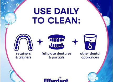 Efferdent Retainer Original Denture Complete Cleanser Tablets 102ct (5 Pack) - Personal Care > Oral