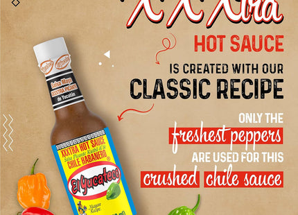 El Yucateco Chile Habanero Xxxtra Hot Sauce 4 floz Bottle - Food & Beverages > Condiments Sauces BBQ