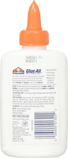 a close up of a bottle of glue all glue