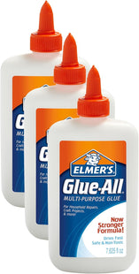 Elmer’s Glue-All Multi-Purpose Glue Extra Strong White Non-Toxic 7.625oz (3 Pack) - Collectibles & Art > Adhesives