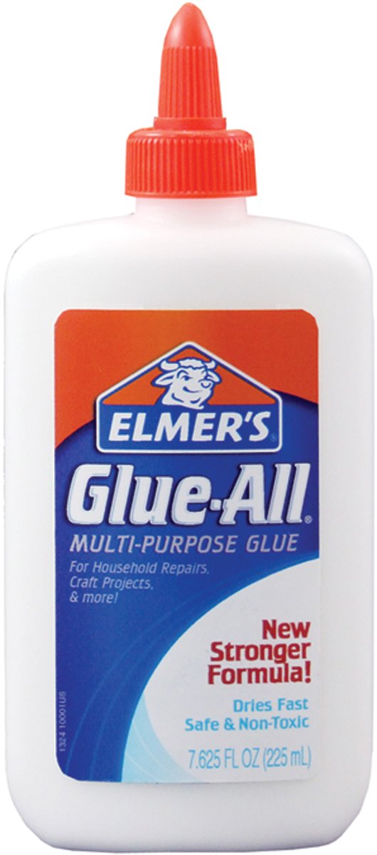 Elmer’s Glue-All White Non-Toxic Glue Repositionable 7.625 oz (48 Pack) - Collectibles & Art > Adhesives Tape Glues