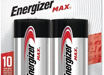 Energizer MAX D Batteries Cell Alkaline Lithium 2ct - Electronics Accessories > General Purpose