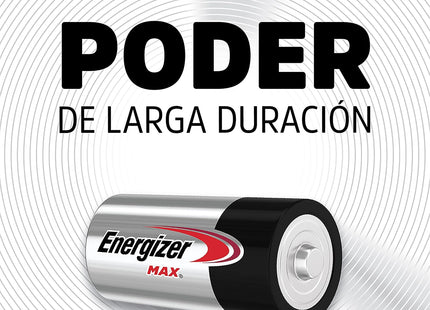 Energizer MAX D Batteries Cell Alkaline Lithium 2ct (4 Pack) - Electronics Accessories > General Purpose